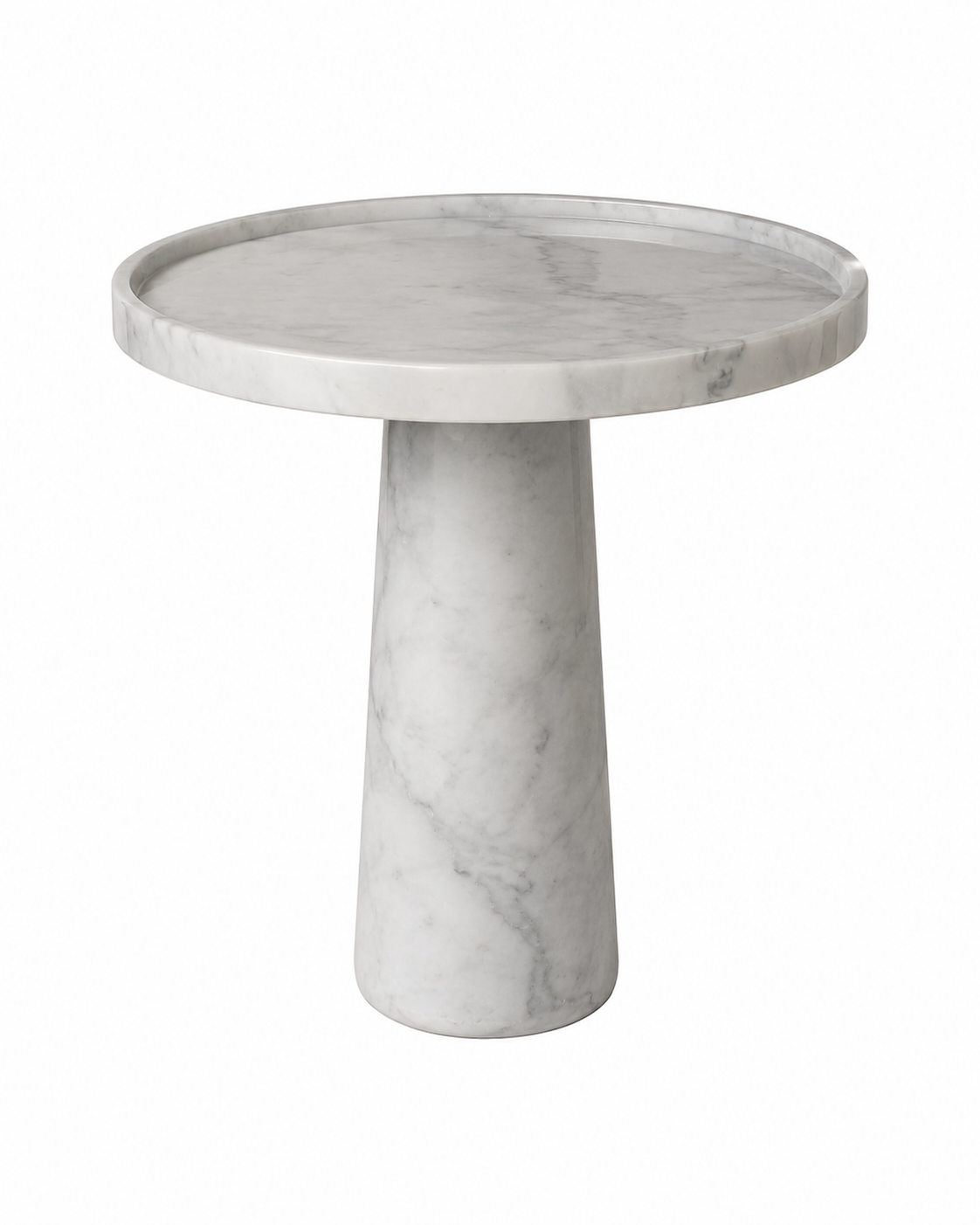 TAVOLINO "ESSENZIALE" IN MARMO CARRARA